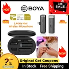 BOYA BY-WM3 2,4 GHz Беспроводная микрофонная система для iOS Android планшетов DSLR камер для видеографа