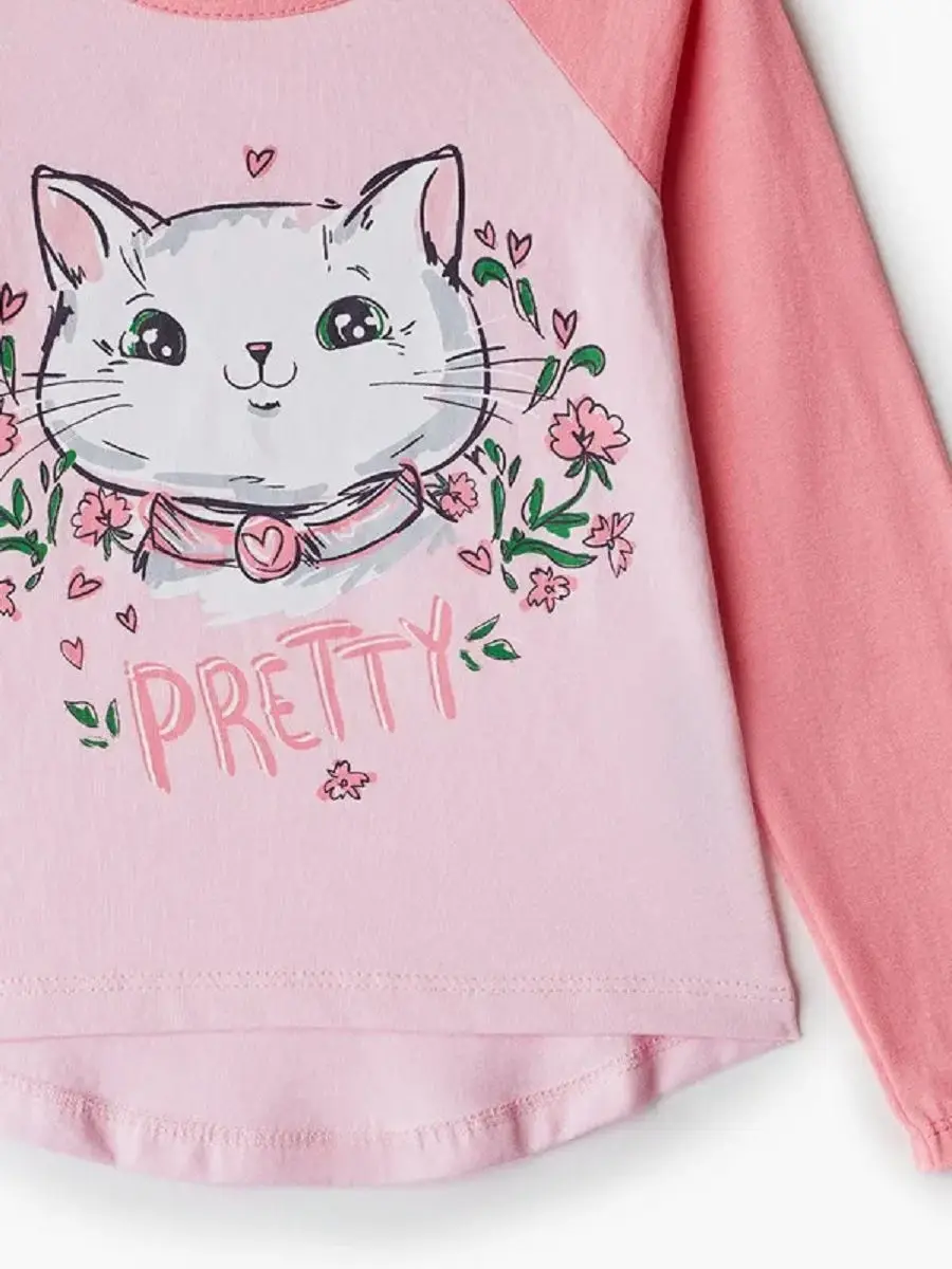 Футболка c длинным рукавом Pretty Супрем пенье 150 гр./кв.м. гладкокрашен | Мать и