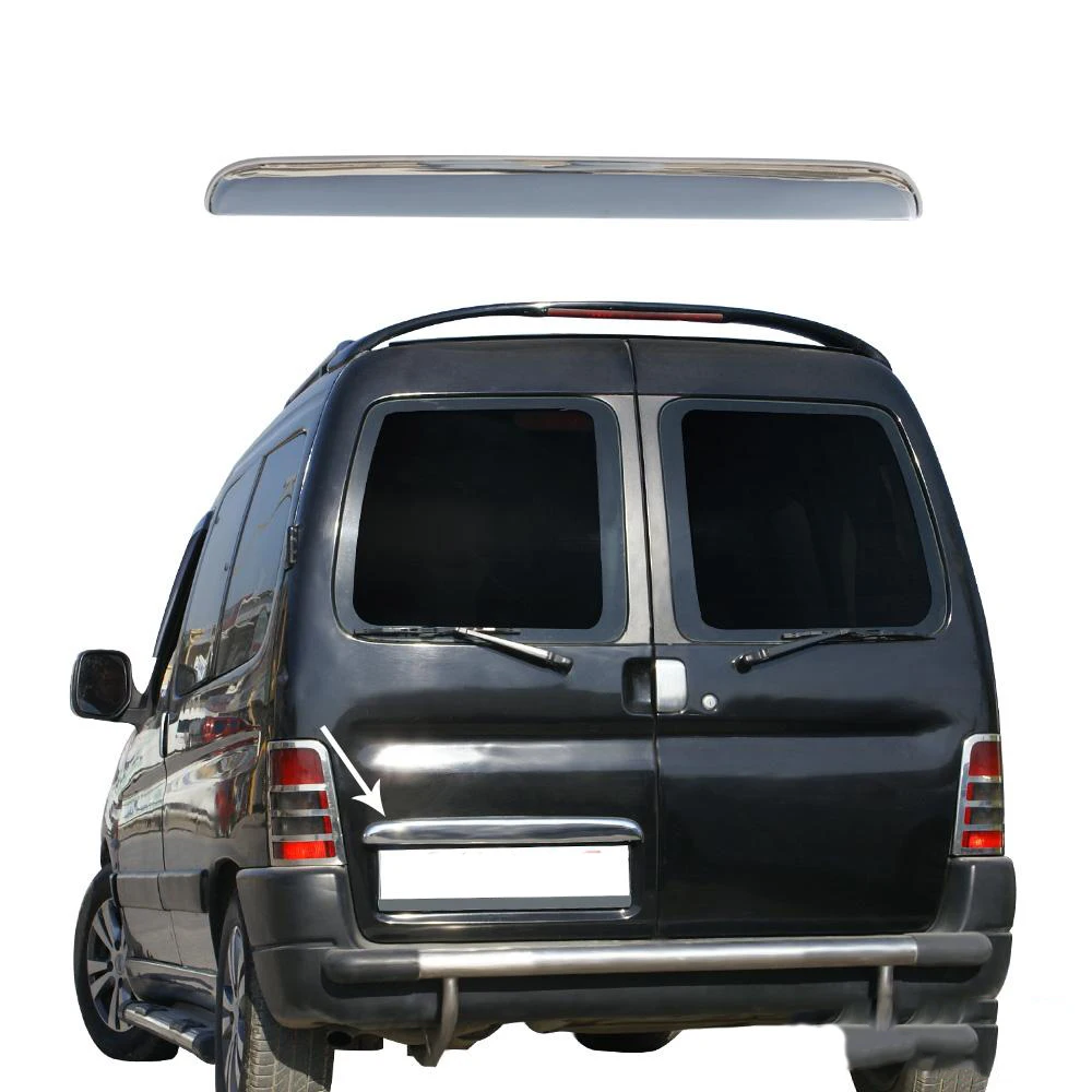 

Хромированная Задняя Крышка багажника Peugeot Partner, двойная дверь (1996-2008)