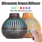 Электрический аромадиффузор 400 мл, увлажнитель воздуха, ультразвуковой генератор холодного тумана, распылитель, 7-цветная светодиодный ная подсветка, диффузор эфирного масла для дома