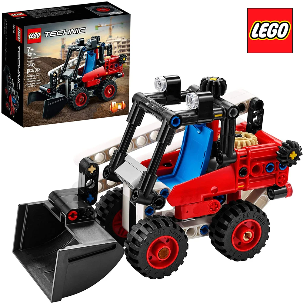 

Погрузчик с бортовым поворотом LEGO Technic, 42116 оригинал для детей, новая игрушка для детей, подарок на день рождения и Рождество для мальчиков и ...