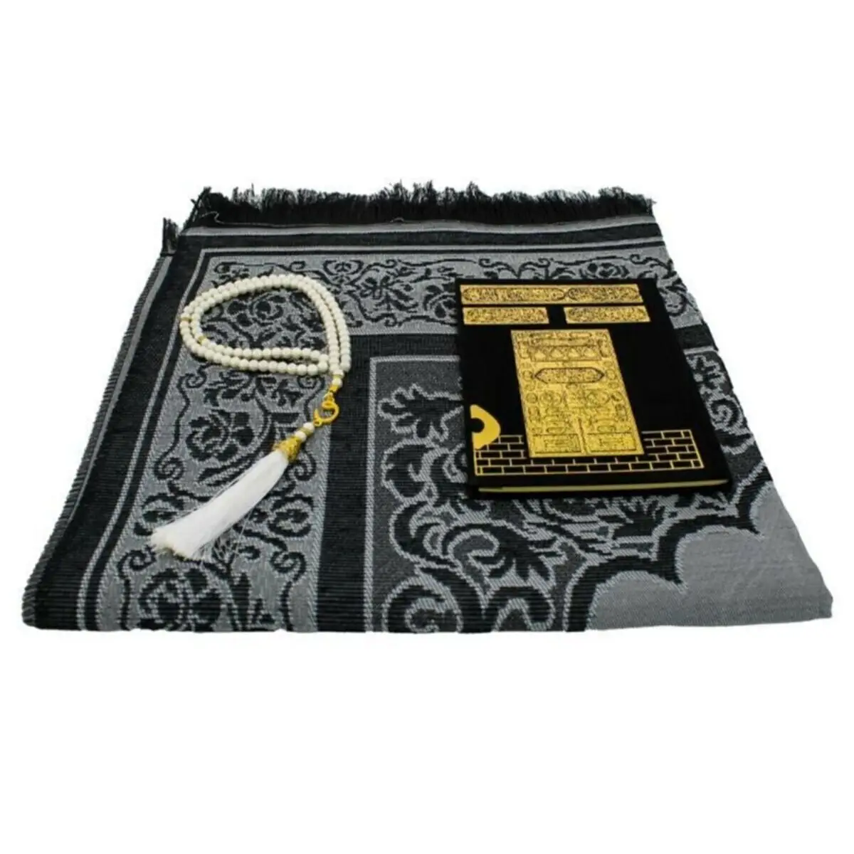 Мусульманские наборы в подарок. Исламский набор. Коран четки и молитвенный коврик.