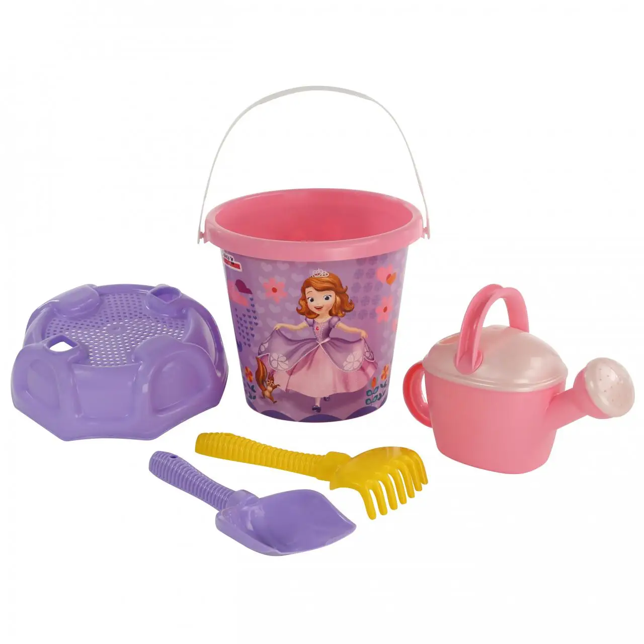 ビーチ 砂のおもちゃ Polesie セットディズニー ソフィア 3 バケツ大ステッカーストレーナービッグ シャベル番号 6 すくい 6 散水 おもちゃ子供のためのゲームビーチ砂おもちゃ Leather Bag