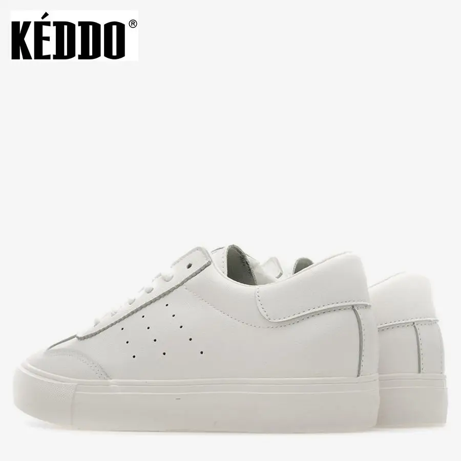 Кроссовки женские 897991/01 01 белые иск.кожа KEDDO DENIM|Обувь без каблука| |