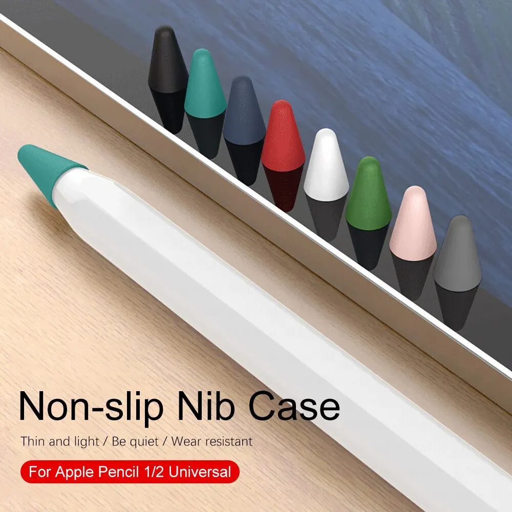 Apple Pencil 1 and 2 of 8 PCs tip Silicon cover case Tablet iPad accessories | Компьютеры и офис