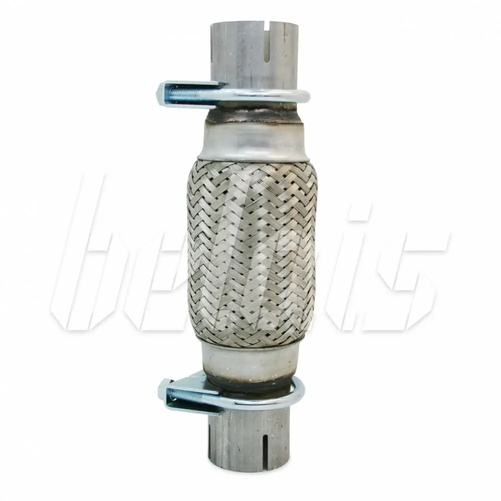 Corrugation muffler with патрубками and хомутами (inner braid) Ø 45*100*200 #17212 | Автомобили и мотоциклы