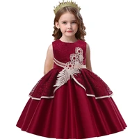 5 10 y flower dress children party wedding dress for girl princess first communion formal gown princess evening dress costume