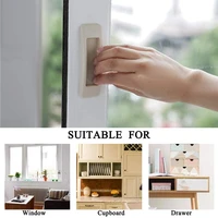 4pcspack multi purpose handle for home free punching window drawer sliding door push pull auxiliary door handle cabinet handles
