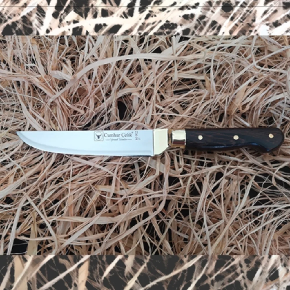 Профессиональный кухонный нож с гравировкой 25 см для любителей кухни резки