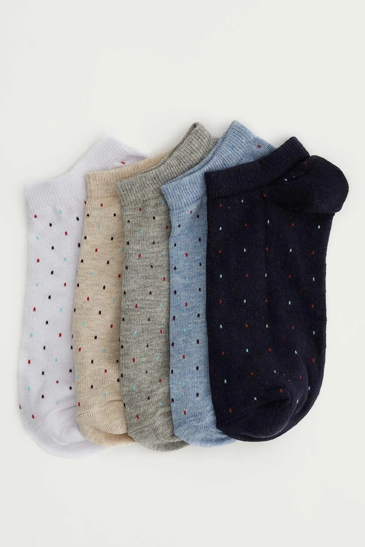 

Patterned 5 Pack Booties Socks