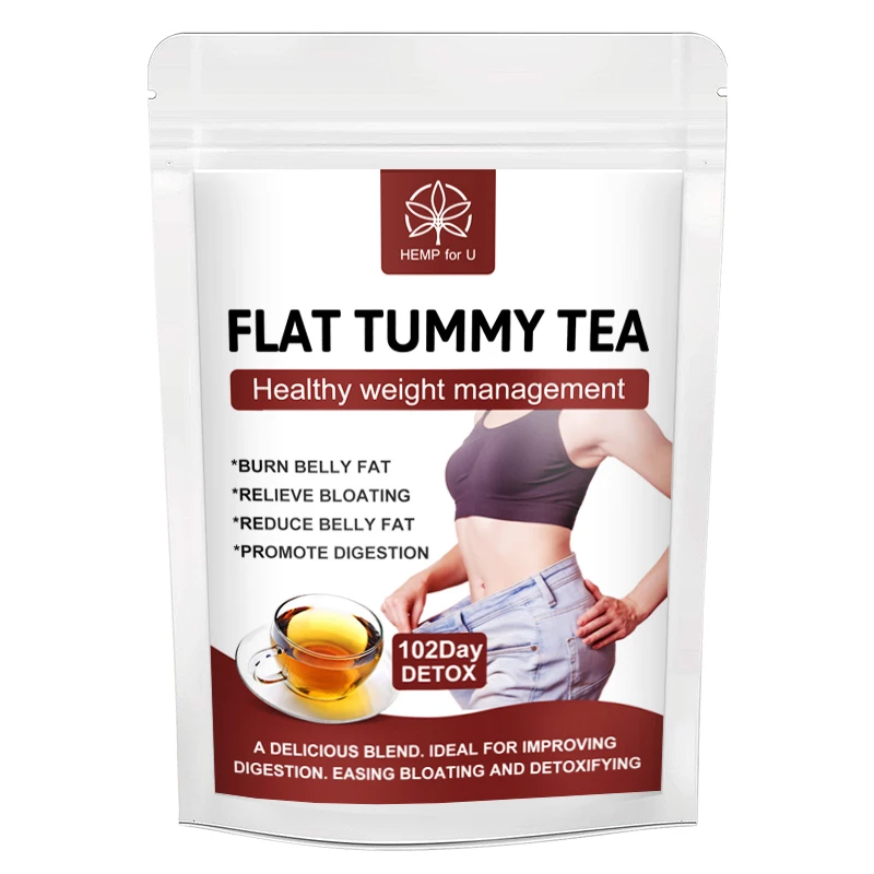 

HFU 102Days Flat Tummy Tea Slimming Products Weight Loss Detox Fat Burner Reduce Fat & Drain Oil Lose Big Belly Anti-obesity