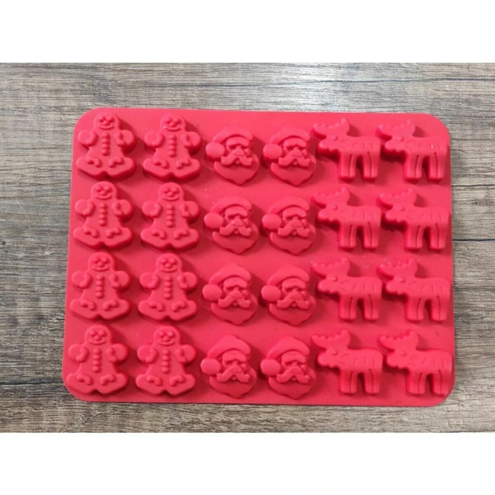 Силиконовые Конфеты и форма для шоколада с Санта Клаусом