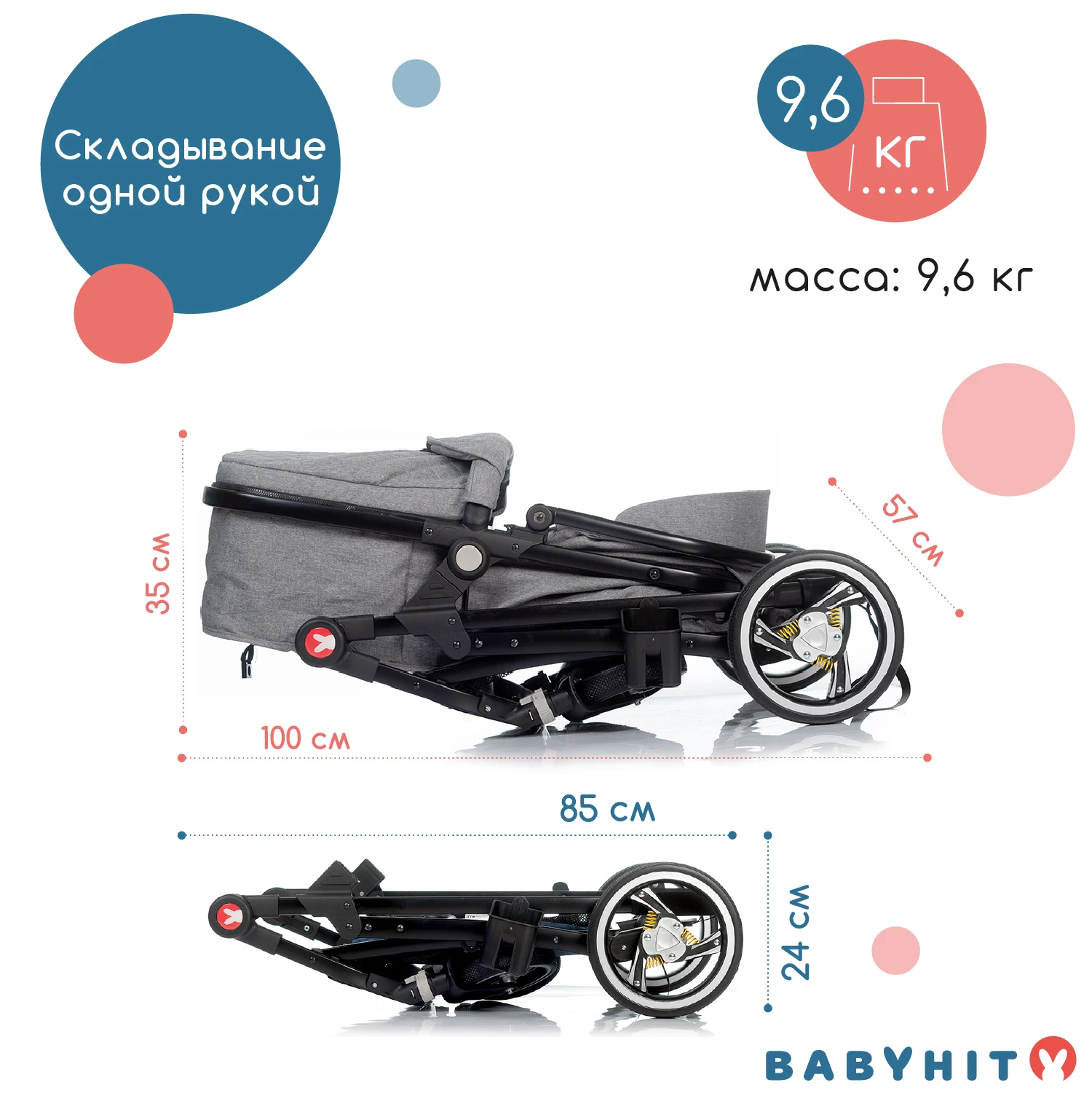 Коляска-трансформер Babyhit Winger | Мать и ребенок