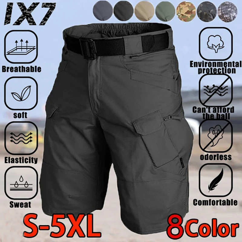 

Men's Military Cargo Shorts Summer Comfortable Breathable Classic Tactical Shorts Outdoor Hiking Hunting Casual Camo Short Pants