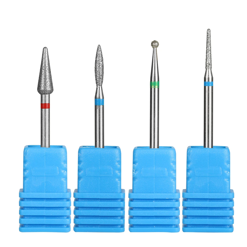 6 шт./лот сверла из алмазной стали с УФ гелем для чистки щеток электрическая