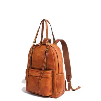 

Fashion Backpack Leather Canvas men backpack School Bag Military Backpack Women Rucksack male Knapsack Bag pack mochila New 2021