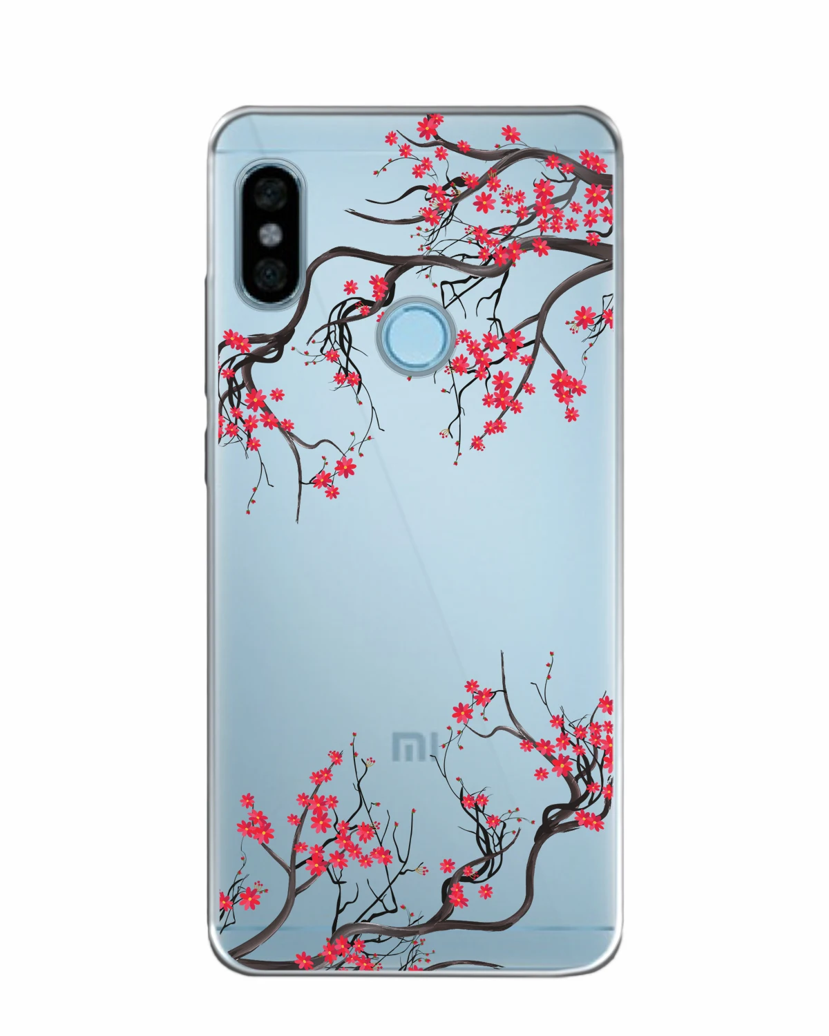 Силиконовый чехол Мобилиус на Xiaomi Redmi Note 5 / Pro рисунок Цветы |