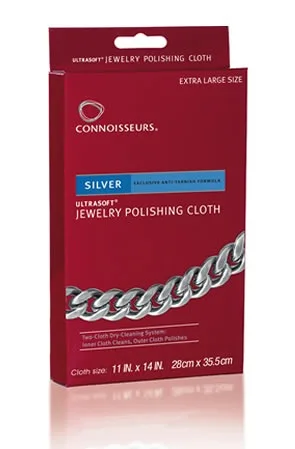 

Connoisseurs Silver Jewelry Polishing Cloth