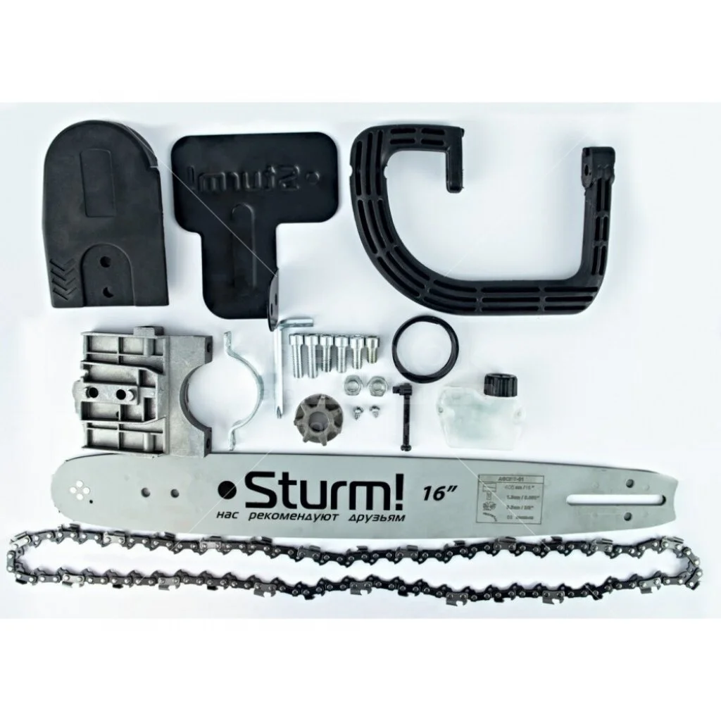Насадка Цепная пила на шлифмашину Sturm AGCS электропила цепная по дереву насадка