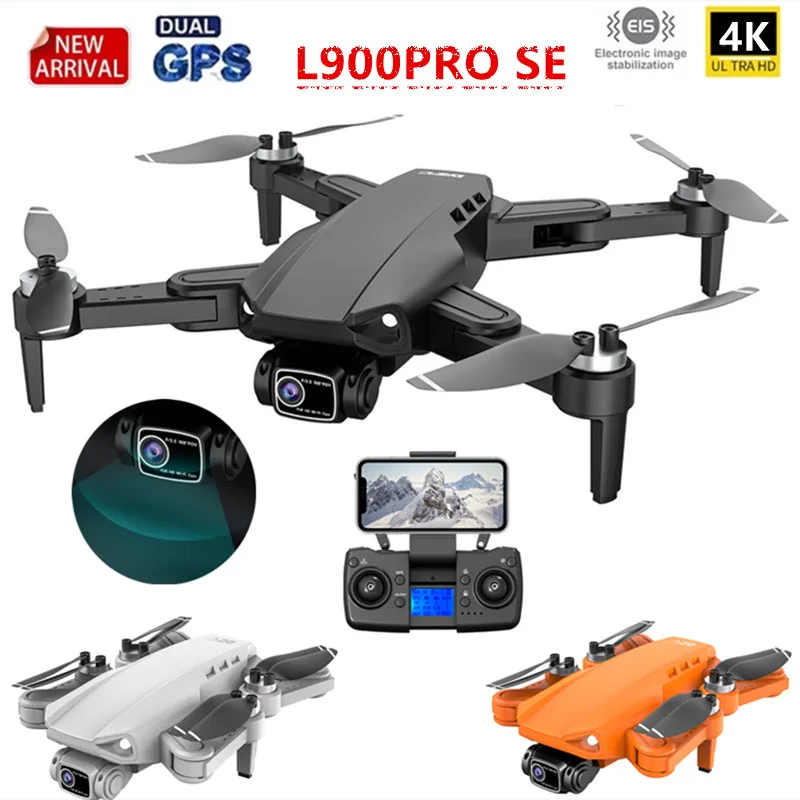 

Дрон L900 Pro 5G GPS 4K с HD-камерой FPV, время полета 28 минут, фоторасстояние 1,2 км, профессиональные дроны