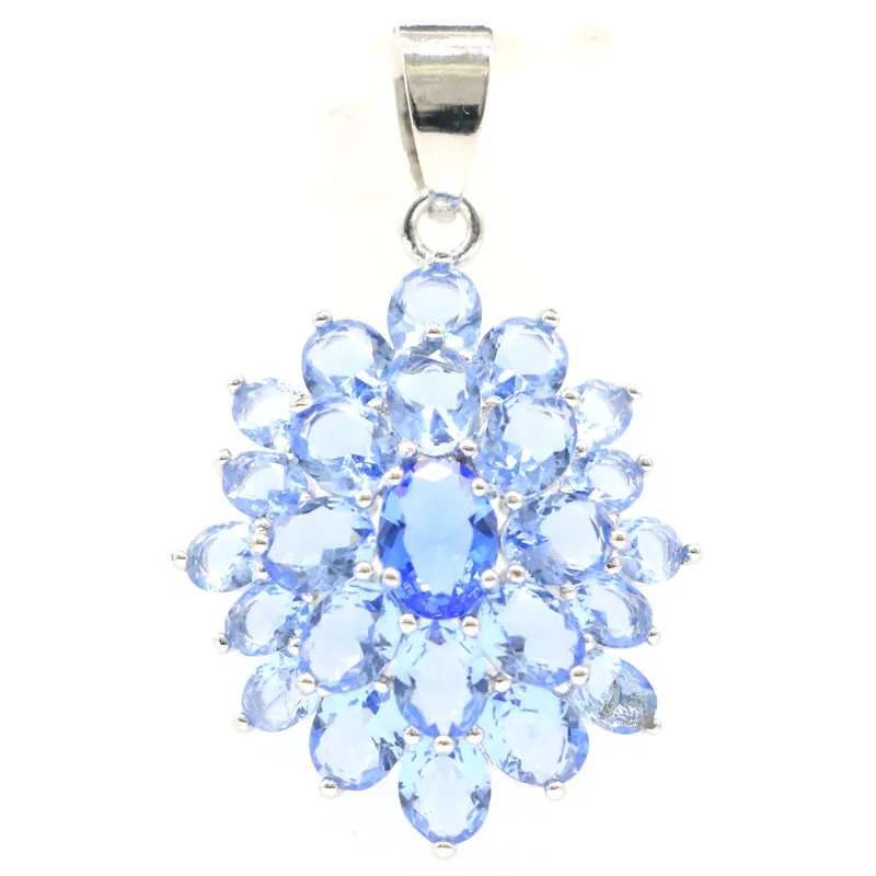 Роскошный висячий родолит 33x22 мм гранат фиолетовый танзанит для женщин свадебная