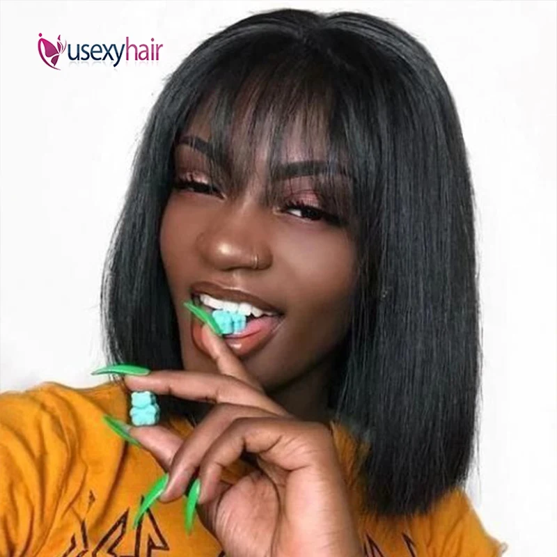 Короткие парики человеческие волосы бразильские без повреждения кутикулы