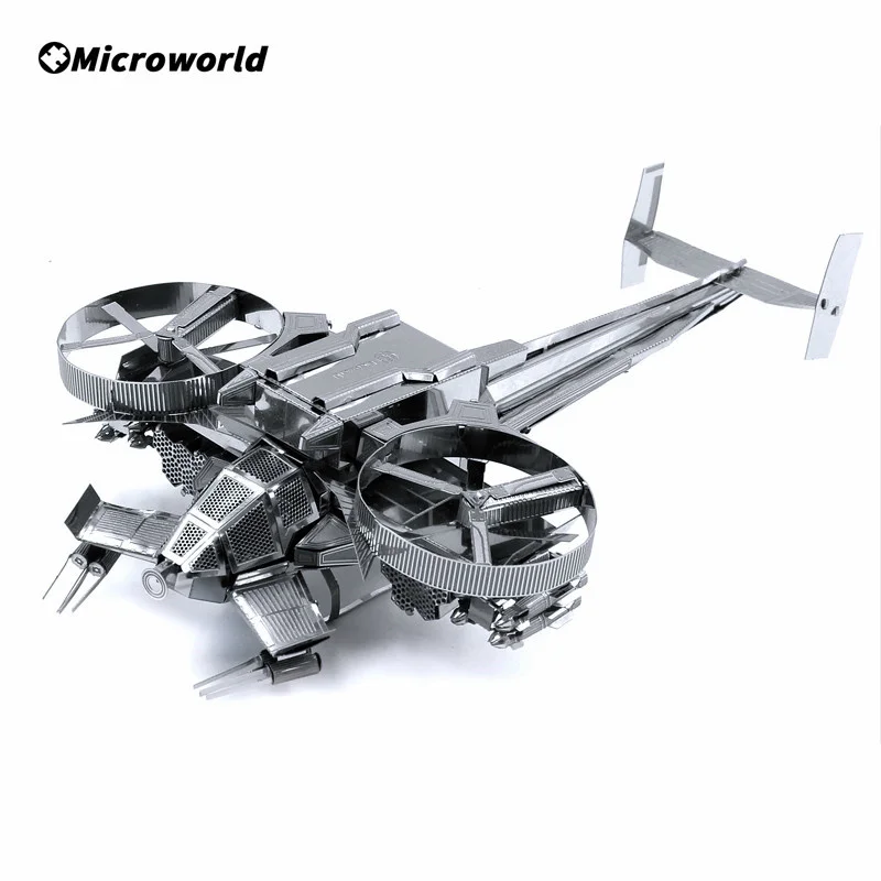 

Microworld 3D Metal Puzzle Avatar Scorpion Helicopter Model Kits DIY Laser Cutting Jigsaw Educational Toys Gifts For Children