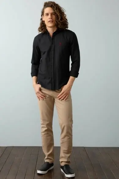 U.S. POLO ASSN. Men's Woven Gomlek