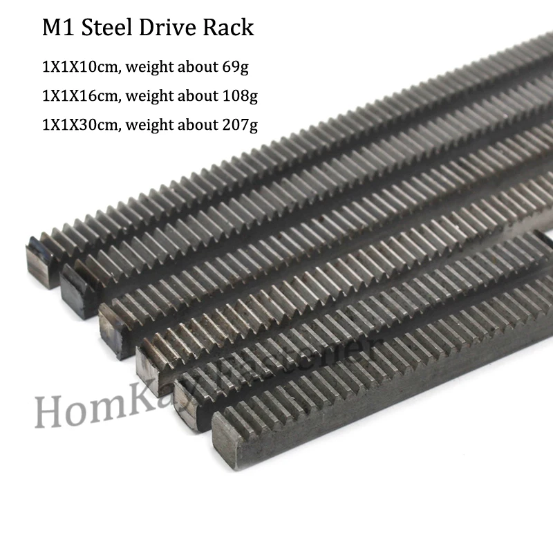 

1Pcs M1 Steel DIY Transmission Gear Rack Science Small Production Material Model Creative Handmade Commonly Used Accessories