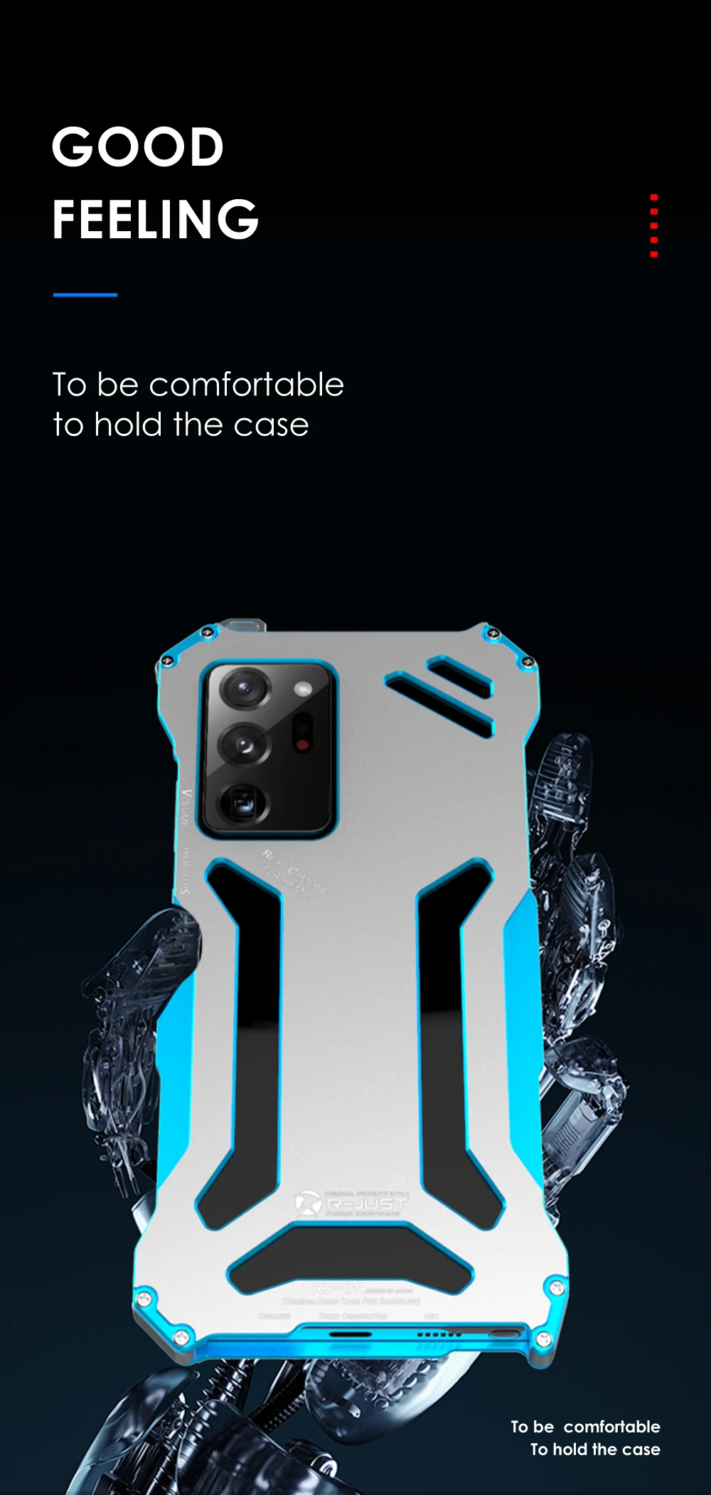 

Luxury Shockproof Metal Armor Phone Case for Samsung Galaxy Note 20 10 9 FE Ultra S20 S10e 5G S9 S8 S7 Edge Ultra Plus Cover