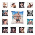 Модная популярная Сексуальная мускулистая Мужская Спортивная квадратная накидка на подушку, домашний декор с 3D принтом для геев, гордости, искусственное тело, чехол для дивана