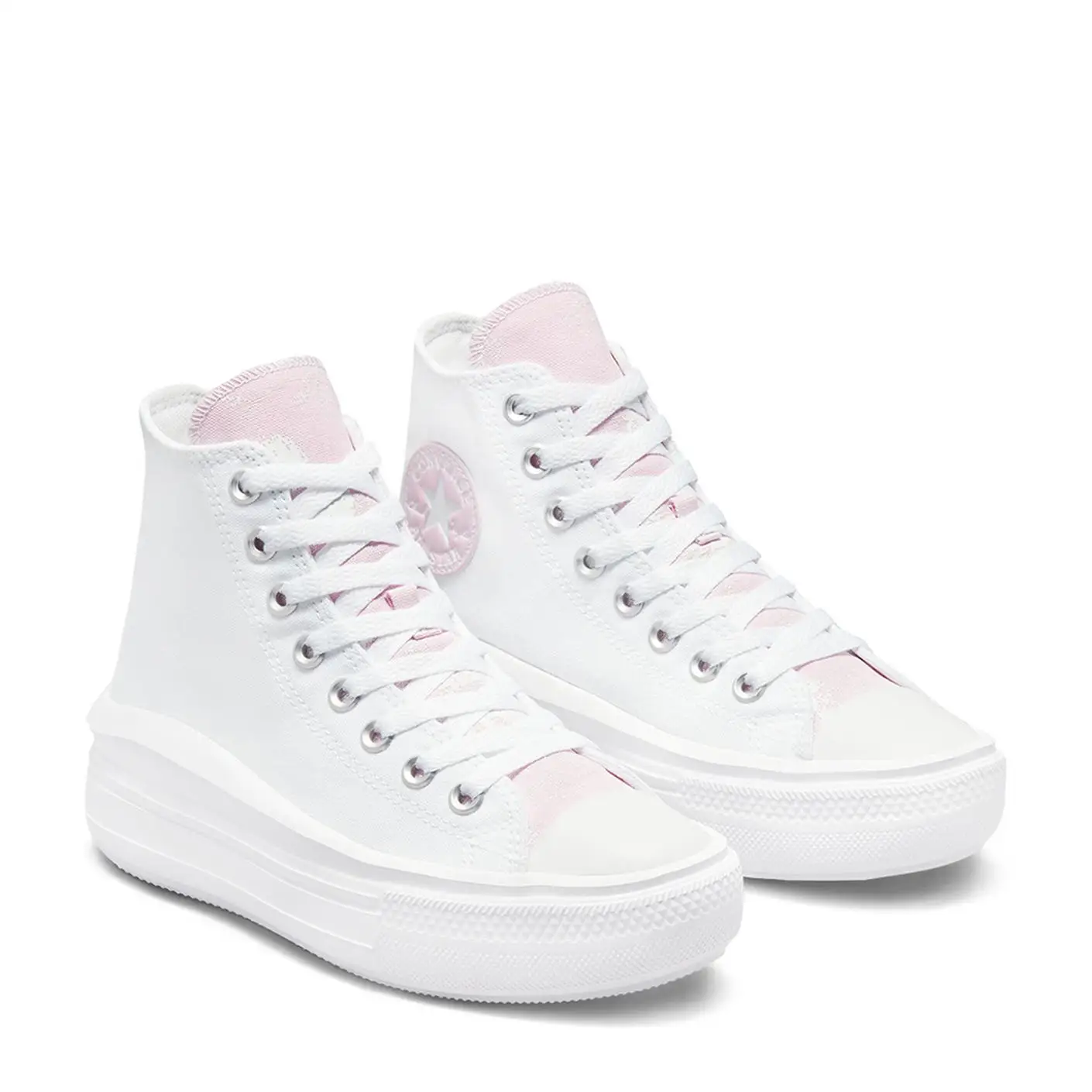 Женские кроссовки Converse Chuck Taylor All Star Move Hi белые на платформе 571577C-102 оригинал | Спорт