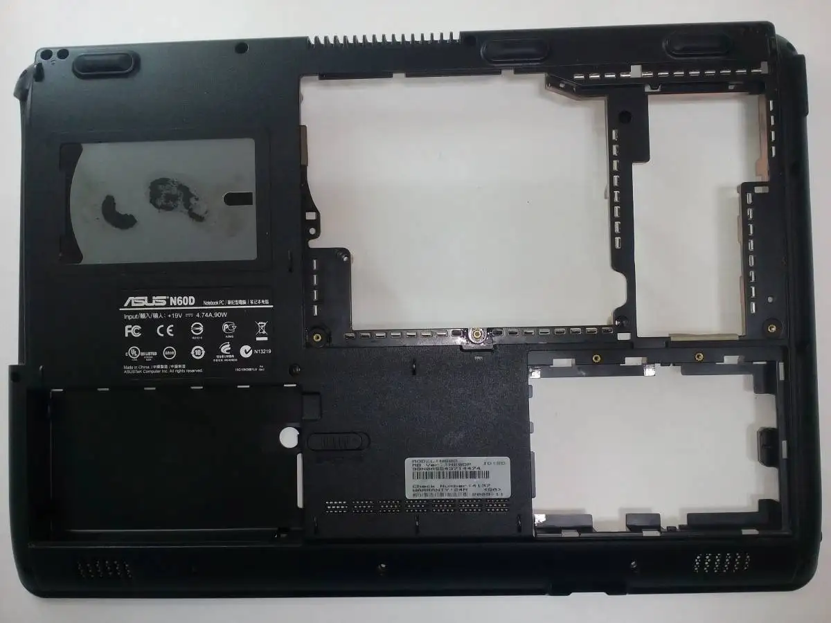 Дно Asus N60D | Компьютеры и офис
