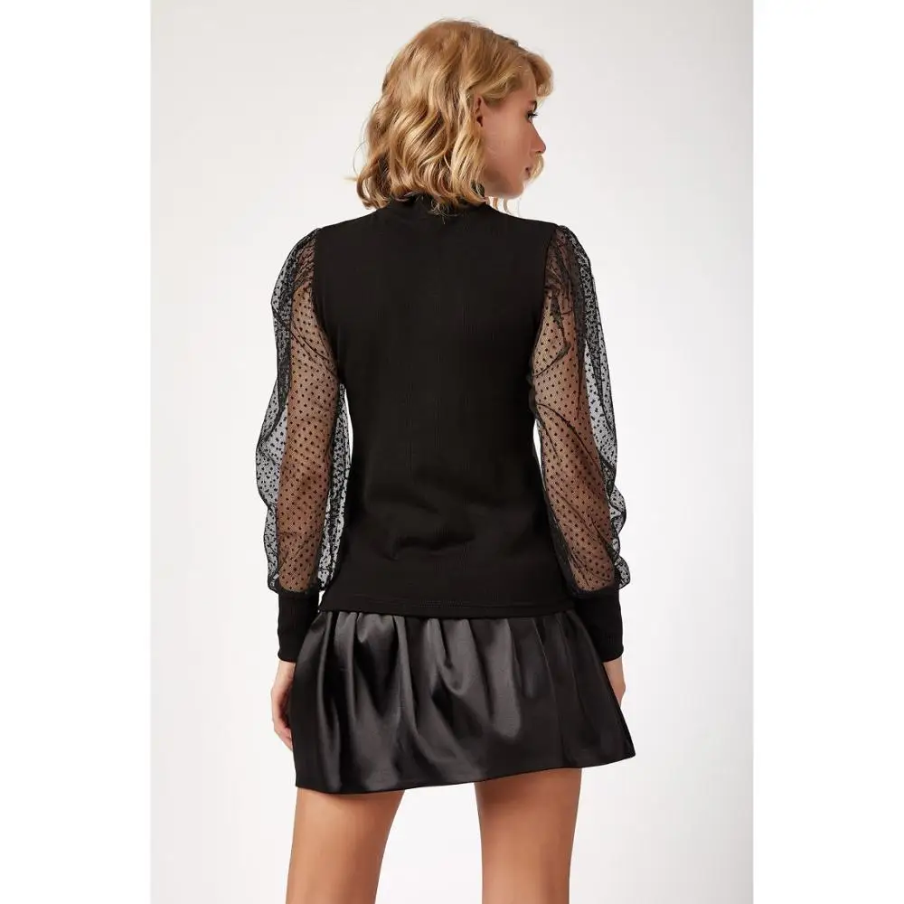 Knitted Sweater Off Shoulder Pullovers for Women Long Sleeve Turtleneck Female Jumper Black White Gray Sexy Clothing | Женская одежда