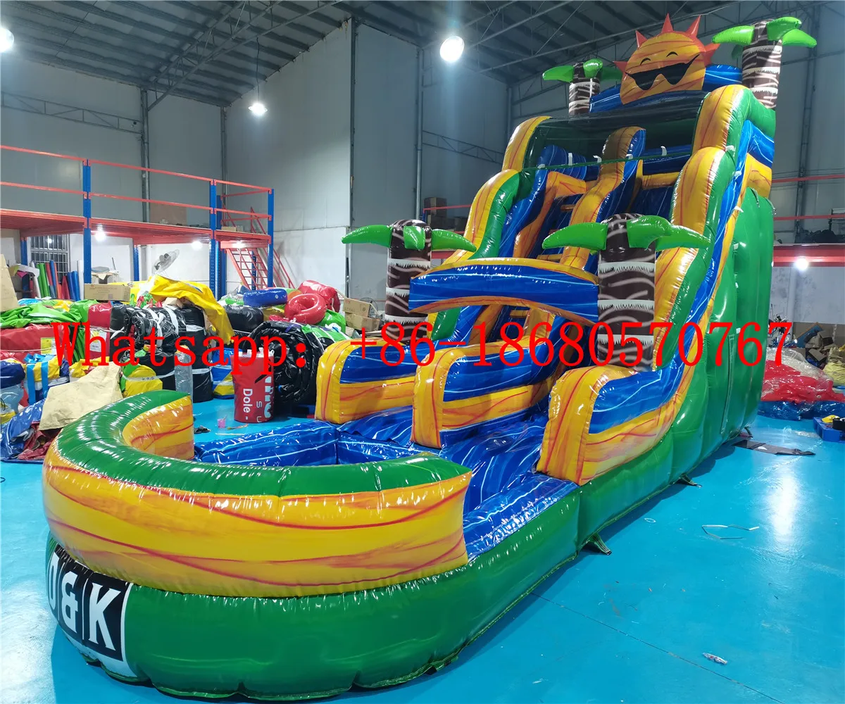 

Производители, лидер продаж, кокосовое дерево, надувной бассейн, водная горка, комбинация