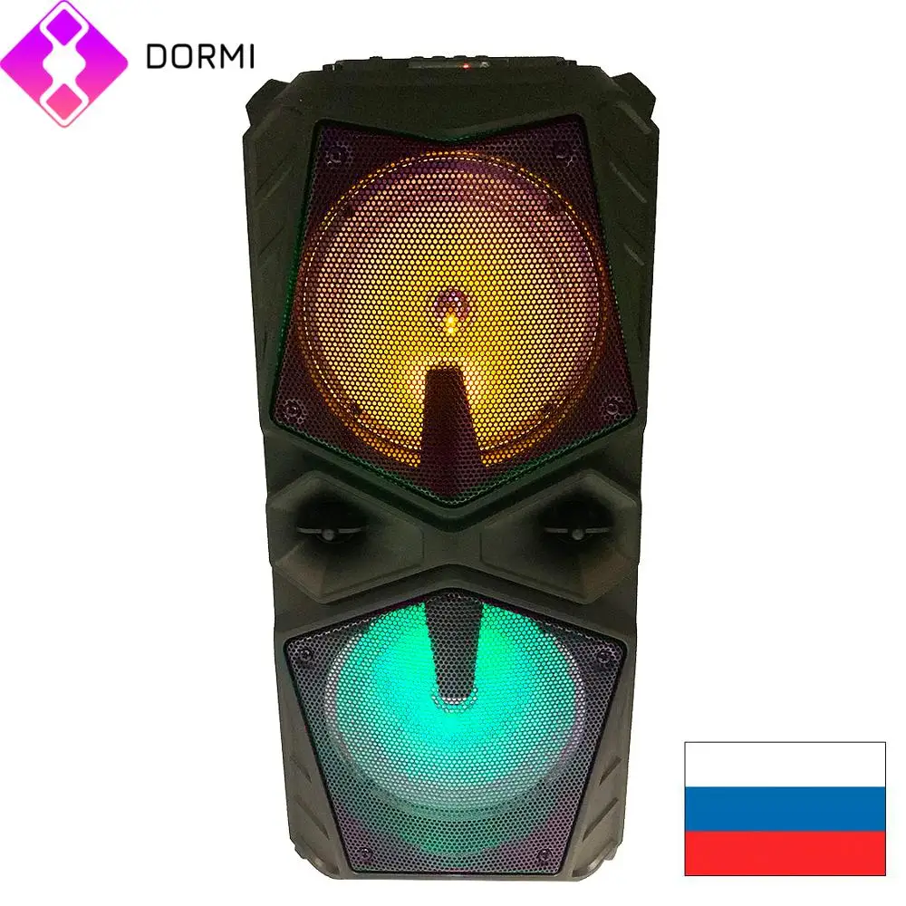 BT Speaker ZQS-6206 USB Bluetooth Combo Amplifier Sound Subwoofer Street Suitcase Microphone Acoustics FM | Электроника