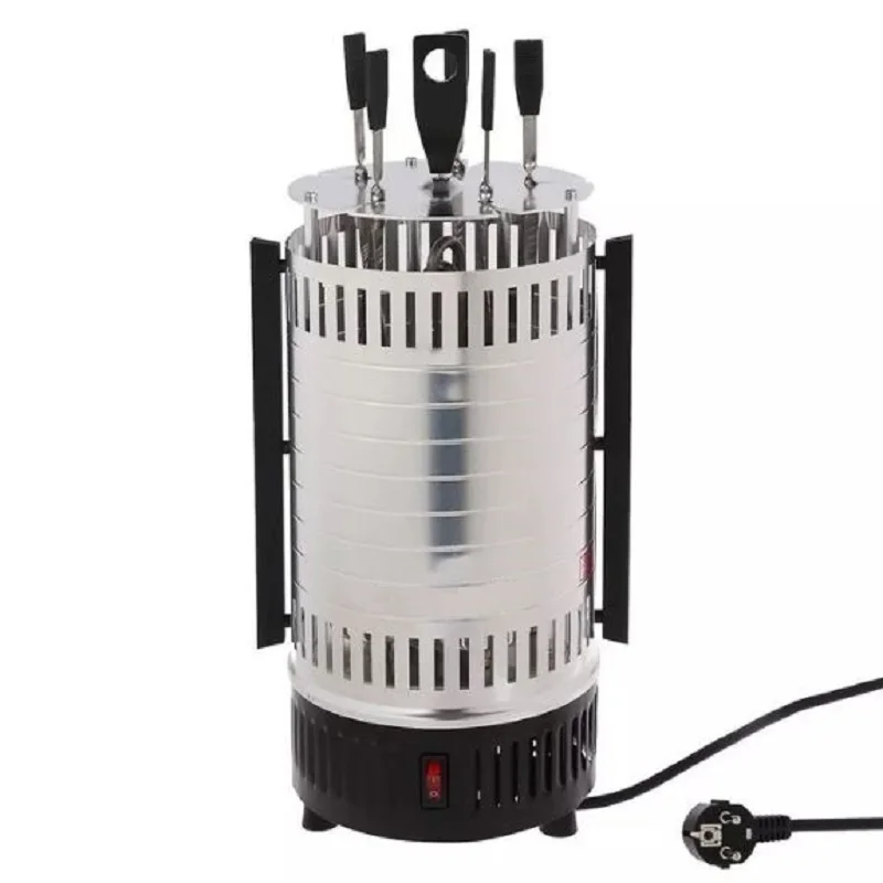 Электрошашлычница электрическая с шампурами для приготовления кухни