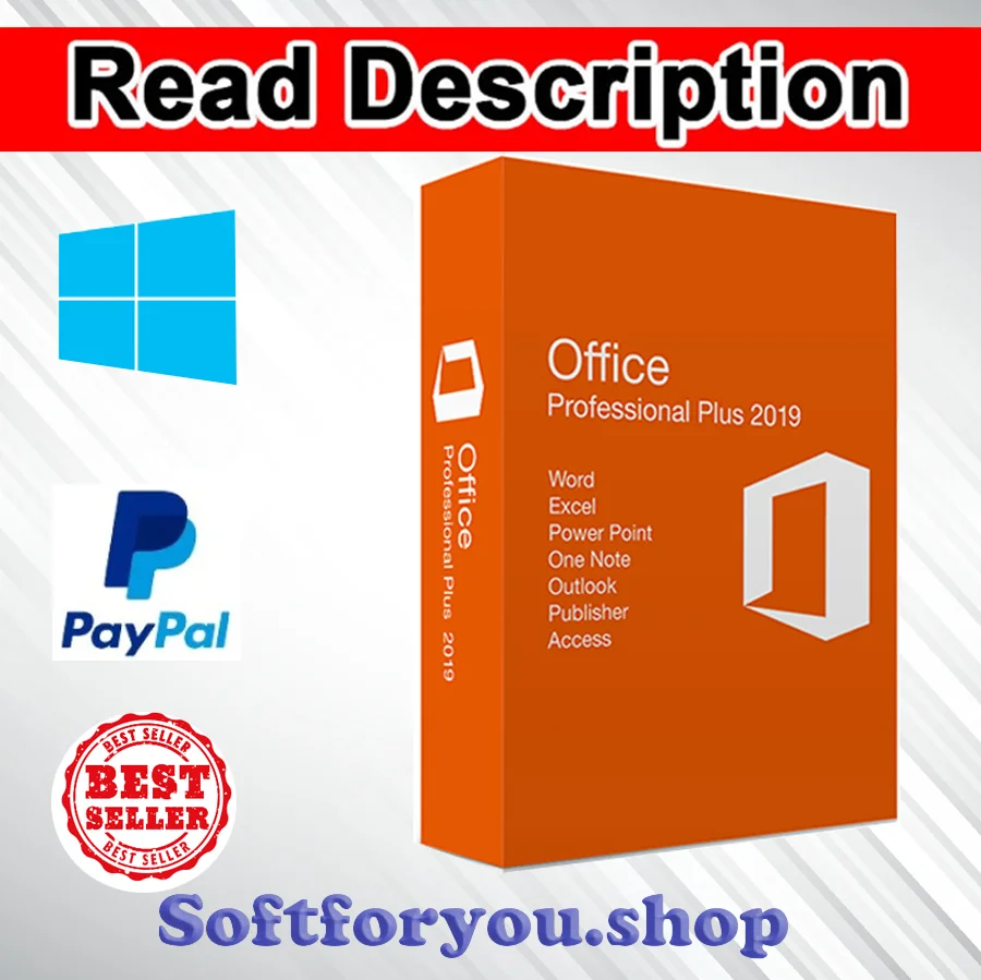 

{MICROSOFT OFFICE 2019 PROFESSIONAL PLUS лицензионный ключ, глобальная версия работает на всех странах и языках}