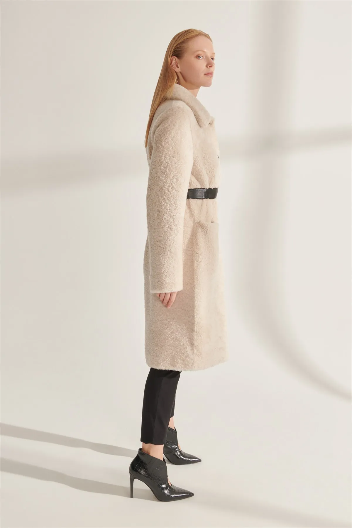 Genuine Fur Jackets Gray Genuine Leather Oversized Coats Women Winter Warm Waterproof Sheepskin Parkas Design New Street Fashion