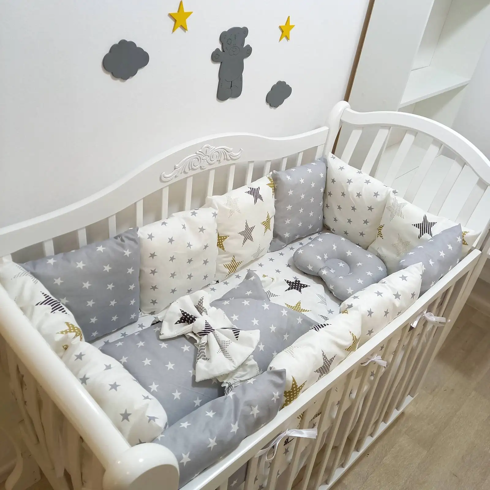 Set in a crib bed linen sides mamdis | Мать и ребенок