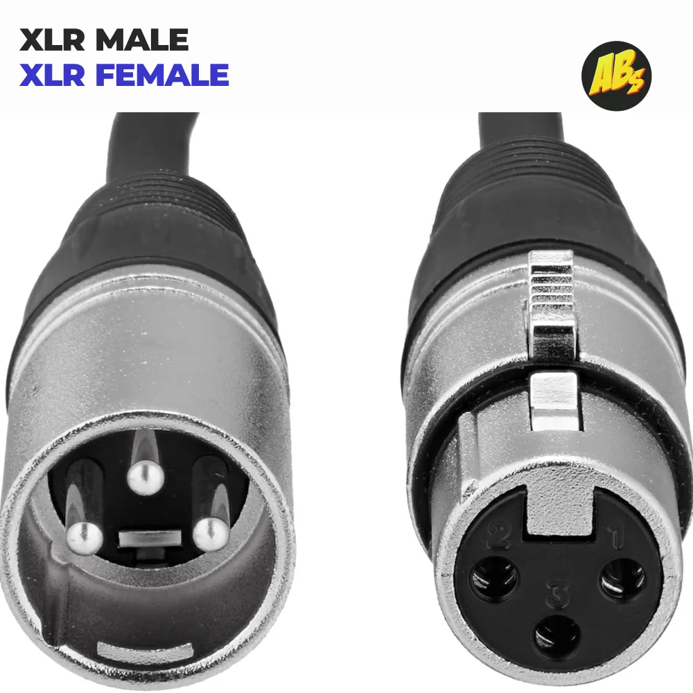 Кабель микрофонный SZ-Audio XLR - 3m профессиональный для караоке мониторов миксера