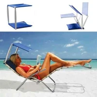 cush n shade padded portable beach chair canopy beach umbrella billed beach sea sun canopy awning holiday reading free shipping