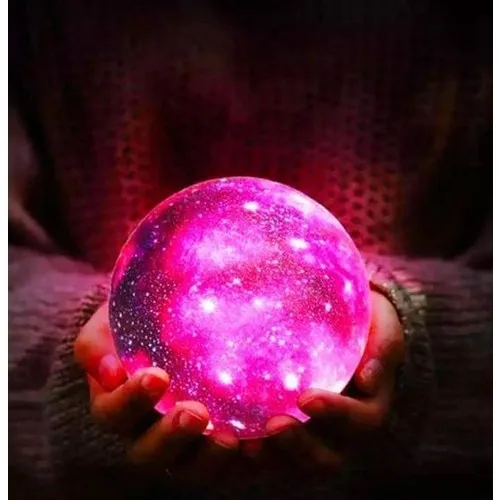 

3D Galaxy Planet Night Light With 12 cm Stand Change Color
