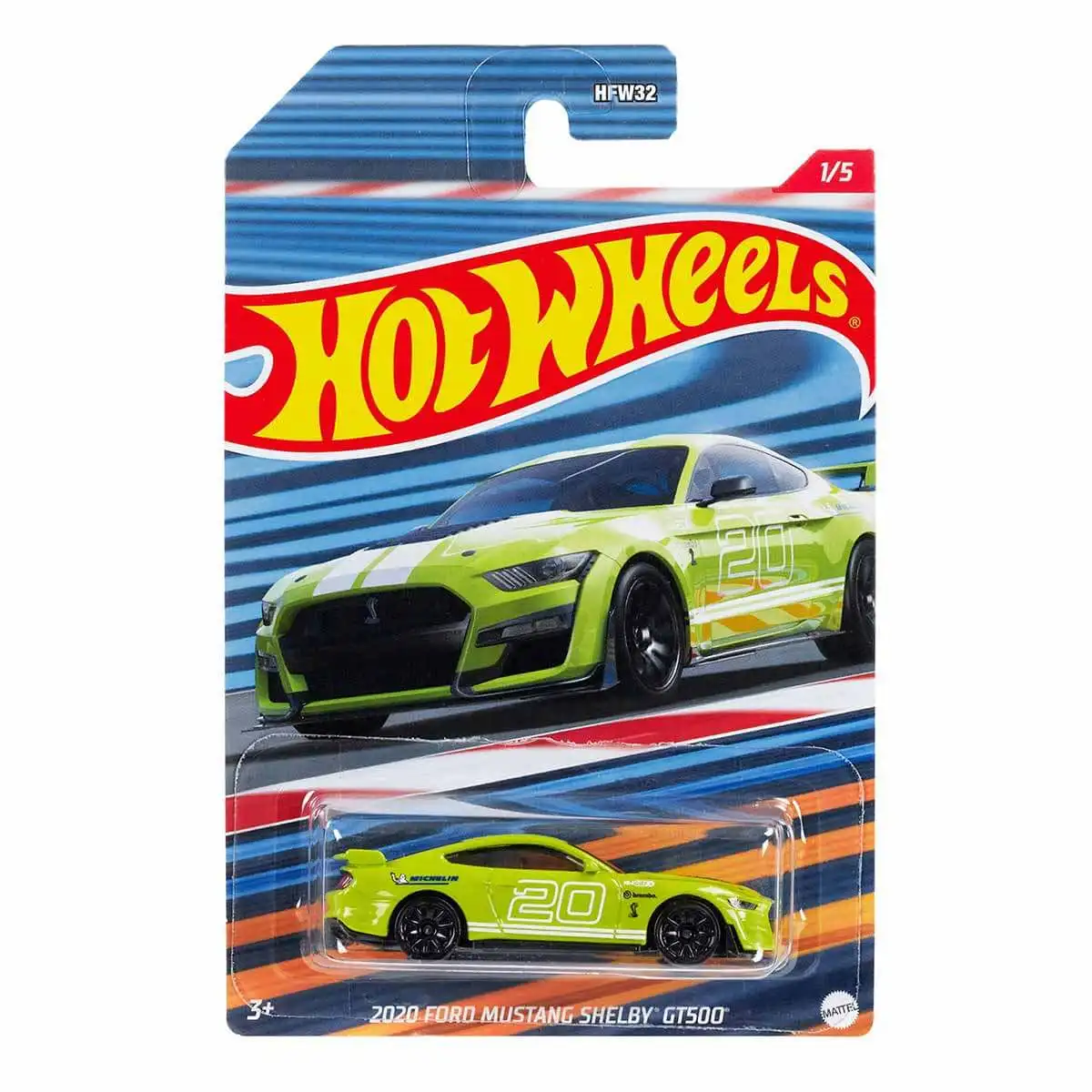 

Hot Wheels Premium Racing Circuit 2020 Ford Mustang Shelby GT500 1/64 Metal Diecast Model Collection Toy Vehicles JDM Collectors