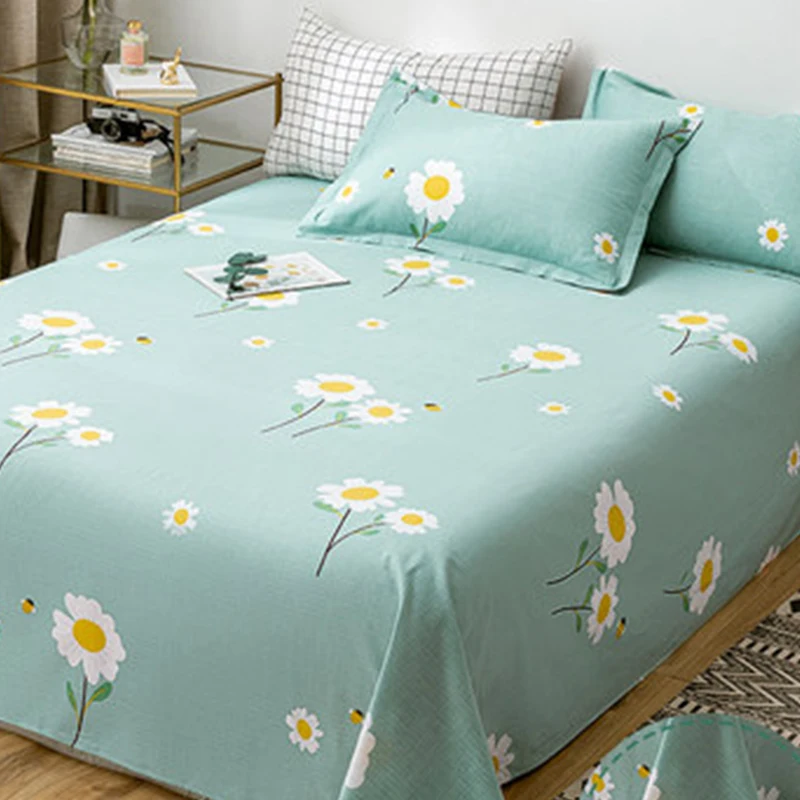 

Kimeo Pure cotton bed sheet single piece ins girl student dormitory single bed thick cotton sheet