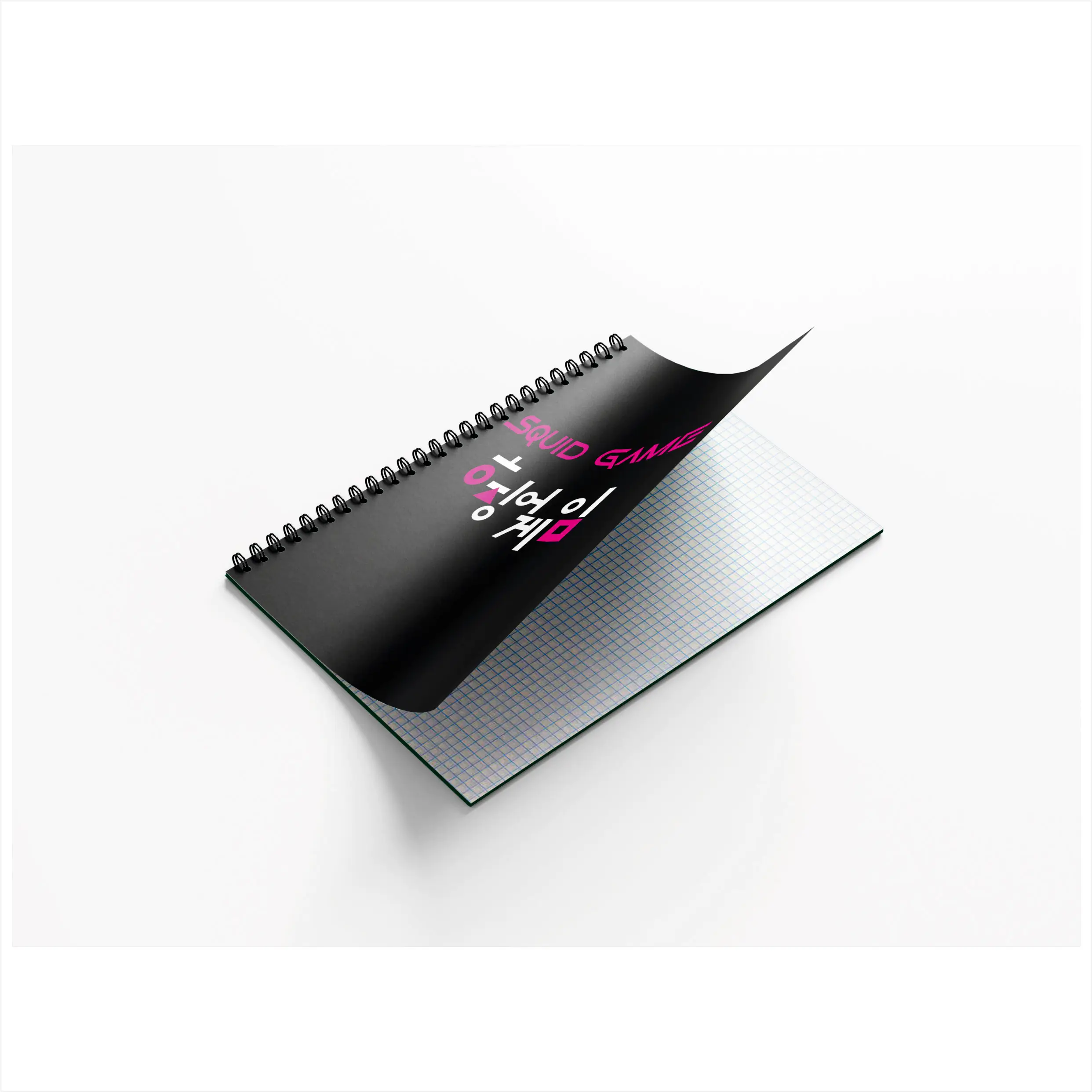 Блокнот Игра в кальмара / Тетрадь для записей Канцелярия Все школы клетку 48