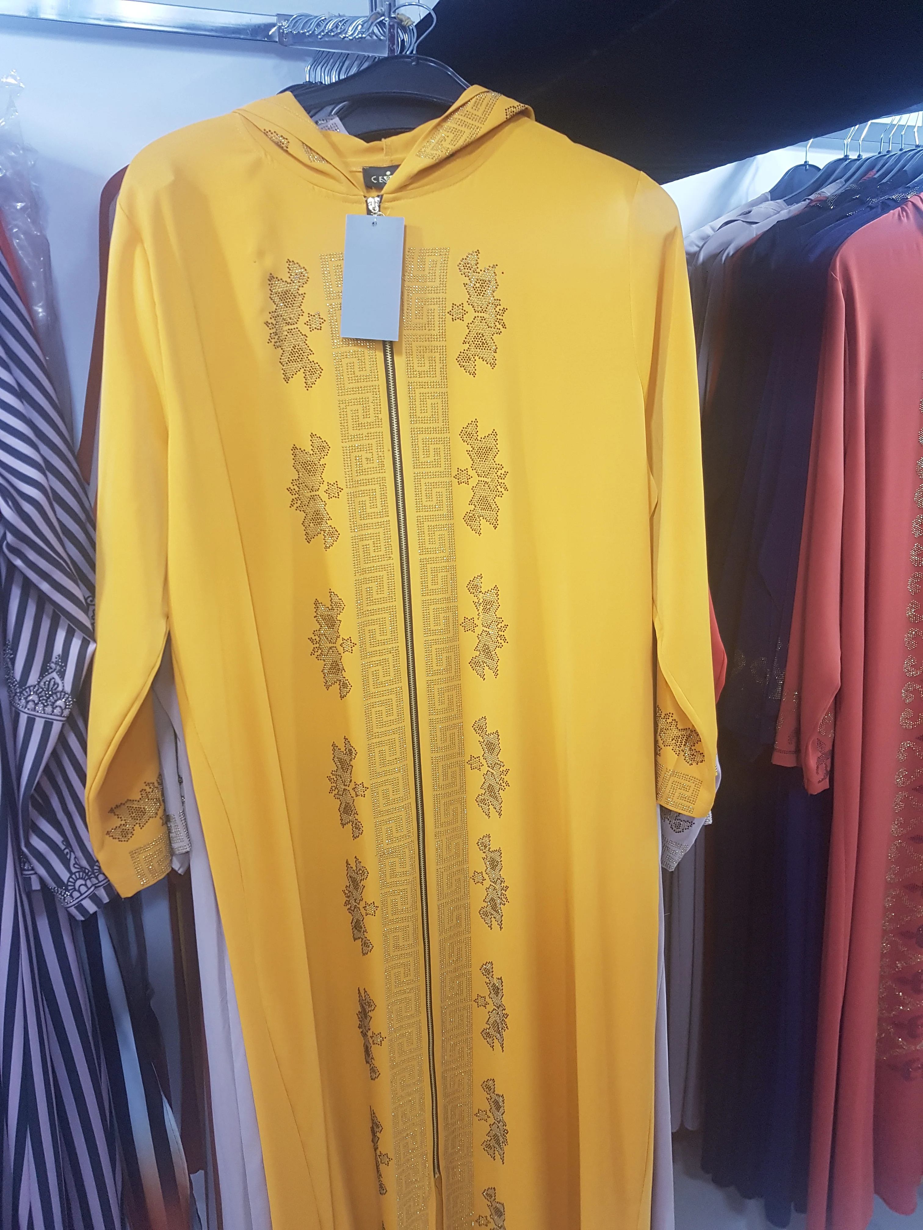 Abaya, Африканский женский мусульманский хиджап из ткани, мусульманский Дубай с капюшоном, железное платье на молнии, мусульманская одежда