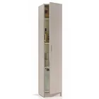 Многофункциональный шкаф для шкафа, 1 дверь, цвет дуба, размеры: 182 см (высота) x 37 см (ширина) x 37 см (нижняя часть)