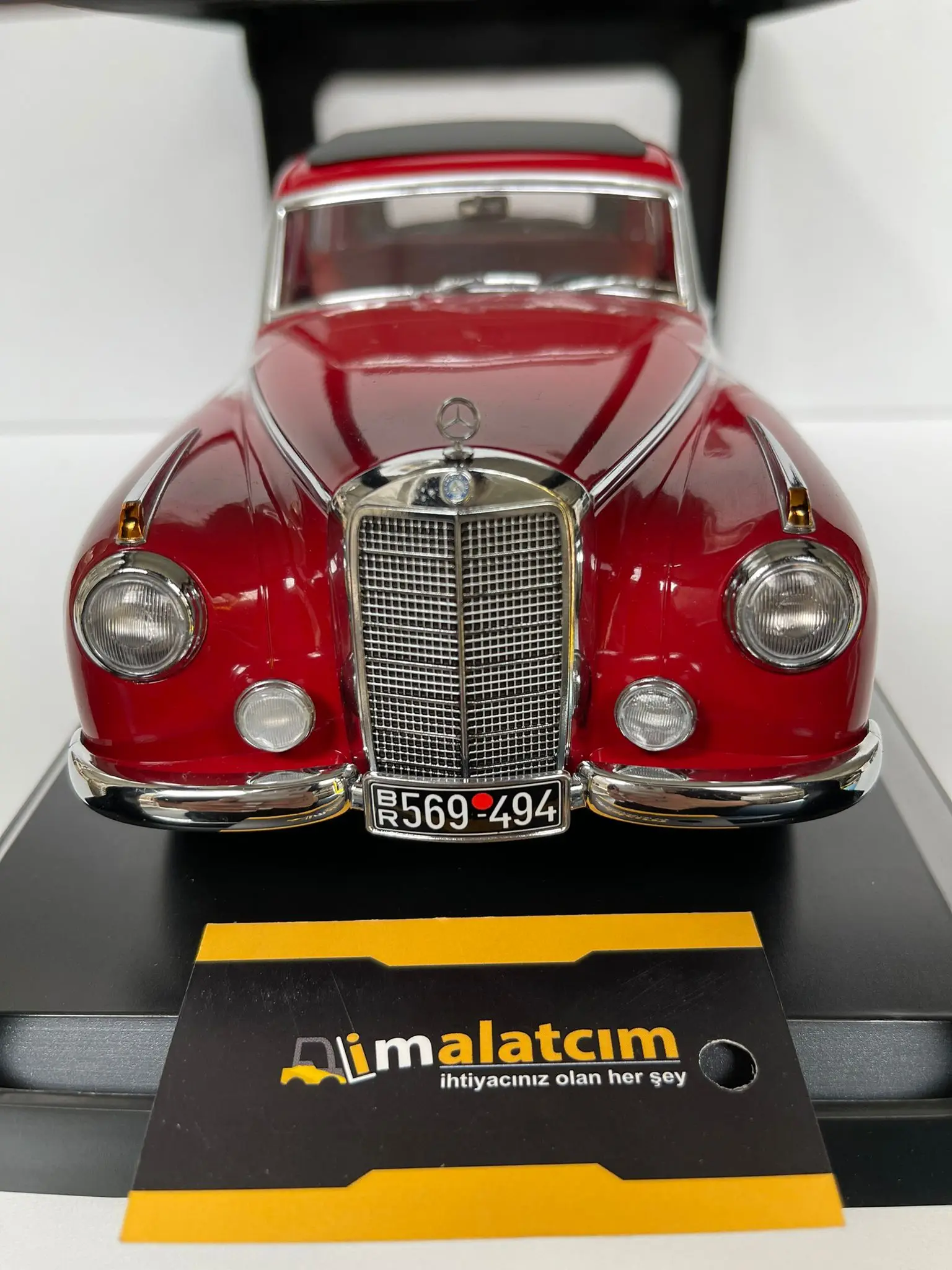Металлическая литая модель автомобиля в масштабе 1:18 для Mercedes Benz 300B(W198) украшение