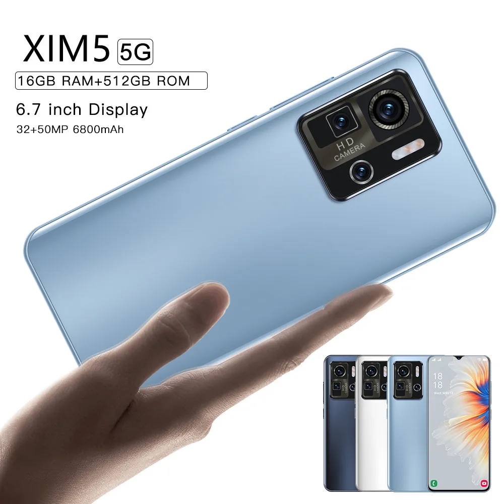 

Телефон с диагональю 6,7 дюйма, 7300 мАч, Qualcomm 888 + 16 ГБ, 1T, Android 12, 10 ядер, 4G LTE, разблокированный смартфон